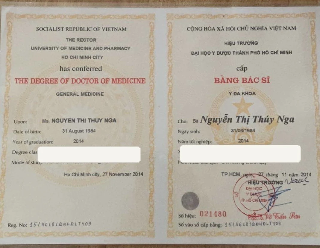 Bằng BS Nga