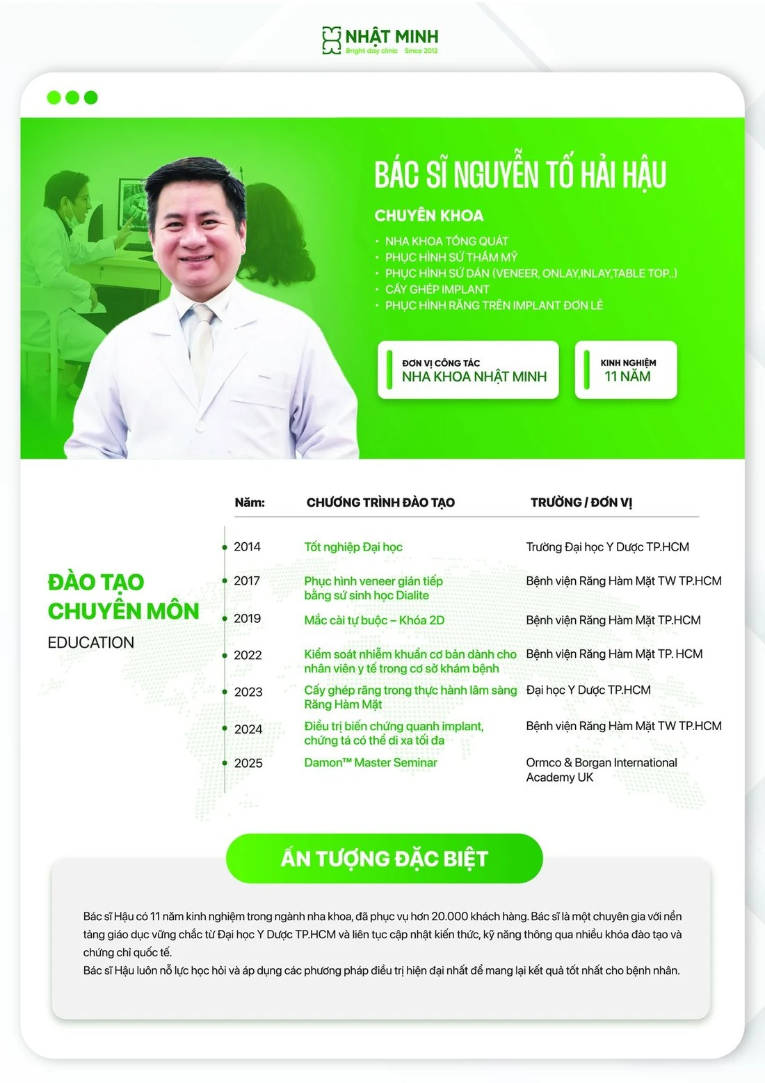 Hồ sơ BS Hậu